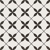 PATCHWORK CLOVER BLACK PATTERN 29,8 x 29,8 G1