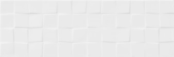 WHITE GLOSSY STRUCTURE SQUARES 20 x 60