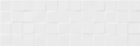 WHITE GLOSSY STRUCTURE SQUARES 20x60