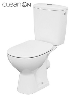 WC kompakt 659 ARTECO CleanOn 010 3/5 z deską polipropylenową, wolonoopadającą