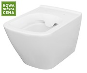 Miska zawieszana CITY SQUARE CleanOn z ukrytym montażem bez deski