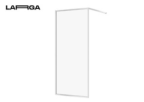 Kabina prysznicowa walk-in LARGA chrom - (90x200) szkło transparentne