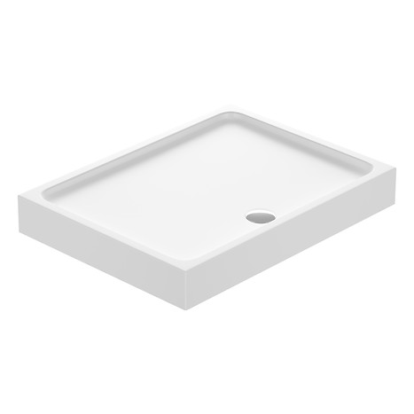 Brodzik prostokątny TAKO 120 x 90 x 16, zintegrowany z panelem
