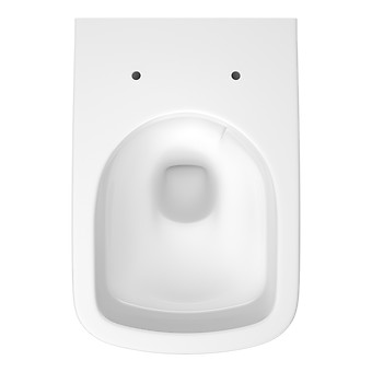 SET C198: Miska zawieszana ZEN PRO SQUARE CERSANIT VORTEX z deską duroplastową SLIM