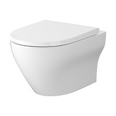 SET C201: Miska zawieszana LARGA Pro by Cersanit oval CERSANIT VORTEX z deską ...