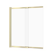 Parawan nawannowy LARGA 140x115 dwuskrzydłowy, złoty matowy