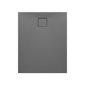 SET C258: Brodzik prostokątny TAKO SLIM 100X80X4,5 szary mat + Syfon