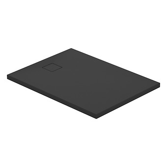SET C255: Brodzik prostokątny TAKO SLIM 120X90X4 czarny mat + Syfon