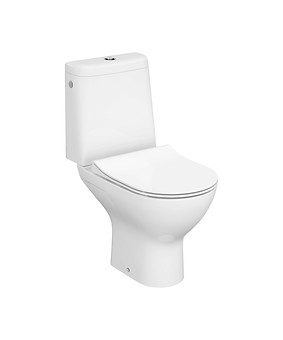 WC kompakt 877 COLOUR PRO OVAL CERSANIT VORTEX 010 zbiornik ROUND z deską ...
