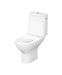 WC kompakt 878 COLOUR PRO OVAL CERSANIT VORTEX 010 zbiornik ROUND z deską ...