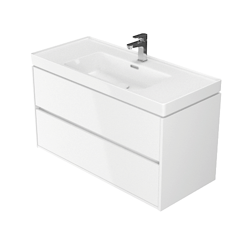 SET B106 CREA 100 BIAŁY ZMONT ( SZAFKA + UMYWLAKA)